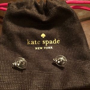 Kate Spade Mrs earrings (silver)